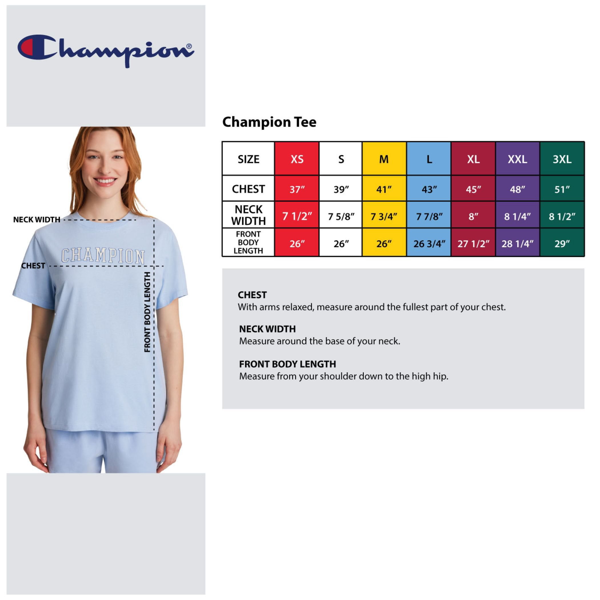 Champion Women's Short Sleeve Varsity Logo T-Shirt - Samsclub.com