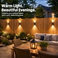 thumbnail image 2 of Westinghouse Solar Outdoor Fence Lights (4-Pack), Dusk-to-Dawn LED Lighting, 3 Color Modes, for Fence, Deck, Wall and Patio, 2 of 10