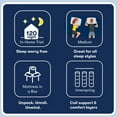 thumbnail image 4 of Serta SleepTrue 13" Medium Hybrid Mattress, 4 of 10