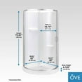 thumbnail image 4 of Breeze 32” x 32” x 77” Corner Shower Kit with Clear Glass, Walls, Base and Hardware, 4 of 15