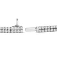 thumbnail image 2 of 3.50 C.T. TW Round Cut Two Row Diamond Tennis Bracelet in 14K Gold, 2 of 8