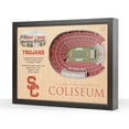 thumbnail image 1 of YouTheFan USC Trojans 25-Layer Football Stadium View 3D Wall Art, 1 of 5