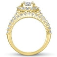 thumbnail image 5 of 2.0 CT. T.W. Round Cut Halo Diamond Ring & Band Set in 14K Gold, 5 of 13