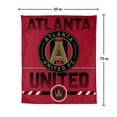 thumbnail image 7 of Logo Brands Atlanta United 60"x70" Super Plush Blanket, 7 of 7