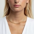 thumbnail image 5 of Oval Snake Necklace in 14K Yellow Gold, 5 of 6