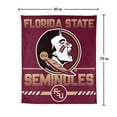 thumbnail image 7 of Logo Brands Florida State Seminoles 60"x70" Super Plush Blanket, 7 of 7