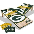 thumbnail image 1 of YouTheFan Green Bay Packers 2'x4' Cornhole Board Set, 1 of 6