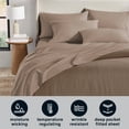 thumbnail image 5 of Member's Mark Performance 500-Thread-Count Solid Sheet Set, Assorted Sizes, 5 of 6
