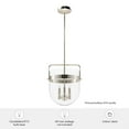 thumbnail image 5 of Hunter Karloff with Clear Glass Pendant Ceiling Light Fixture, 5 of 7