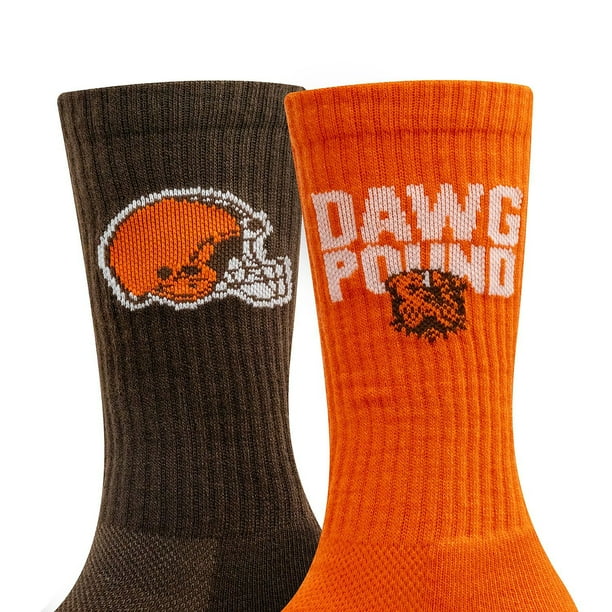 Cleveland Browns Adult 2-Pack Crew Socks Cleveland Browns Adult 2-Pack Crew Socks