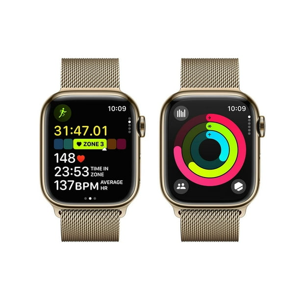 Apple Watch Series 9 GPS + Cellular 41mm Stainless Steel Blood