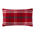 thumbnail image 2 of Member's Mark Plaid Faux Fur Decorative Pillow 14" x 24", Assorted Designs, 2 of 6