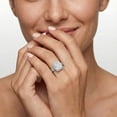 thumbnail image 8 of 3.60 CT.T.W. Radiant Cut Lab Grown Diamond Bridal Set in 18K Gold, 8 of 8