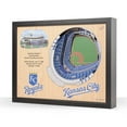 thumbnail image 1 of YouTheFan MLB 25-Layer Stadium View 3D Wall Art, 1 of 5
