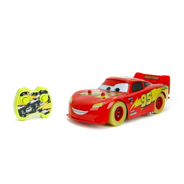 Jada Toys Disney Lightning McQueen Glow Racers 1:14 Scale R