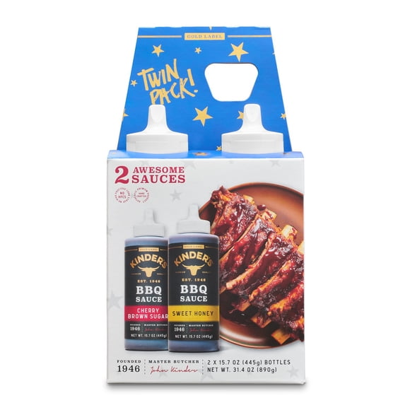 Kinder's Gold Label BBQ Sauce, 15.7 oz., 2 pk.