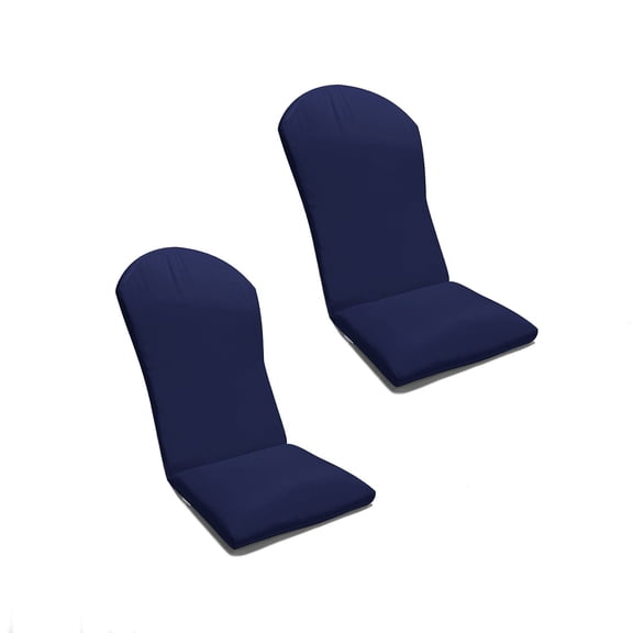 Outdoor 19.5" x 49.5" Adirondack Chair Cushions, Set of 2