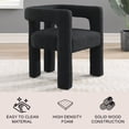 thumbnail image 2 of Mila Boucle Fabric Dining Chair, 2 of 10