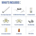 thumbnail image 16 of Westinghouse Color-Changing LED Hex Light Kit with Remote Control, 16 of 16