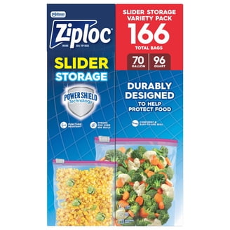 Ziploc Brand 2 Gallon Freezer Storage Bags, Grip 'n Seal