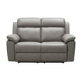 thumbnail image 16 of Manhattan 3-Piece Top-Grain Leather Reclining Set, 16 of 19
