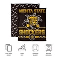 thumbnail image 6 of Logo Brands Wichita State Shockers 60"x70" Super Plush Blanket, 6 of 7