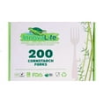thumbnail image 1 of Innova Life White Cornstarch Forks, 200 ct., 1 of 3