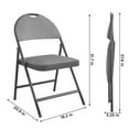 thumbnail image 9 of COSCO SmartFold Padded Fabric Folding Chair, Single and 4 Pack, 9 of 9