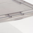 thumbnail image 3 of IRIS USA, Snap Top 17.2 Quart Plastic Storage Box with Gray Lid, 12” W x 17.5” L x 7” H, 8 Piece Set, 3 of 10