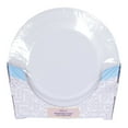 thumbnail image 5 of Tableluxe Premium Disposable Round White with Gold Trim Plastic Plates, 7" & 10", 48 ct., 5 of 6