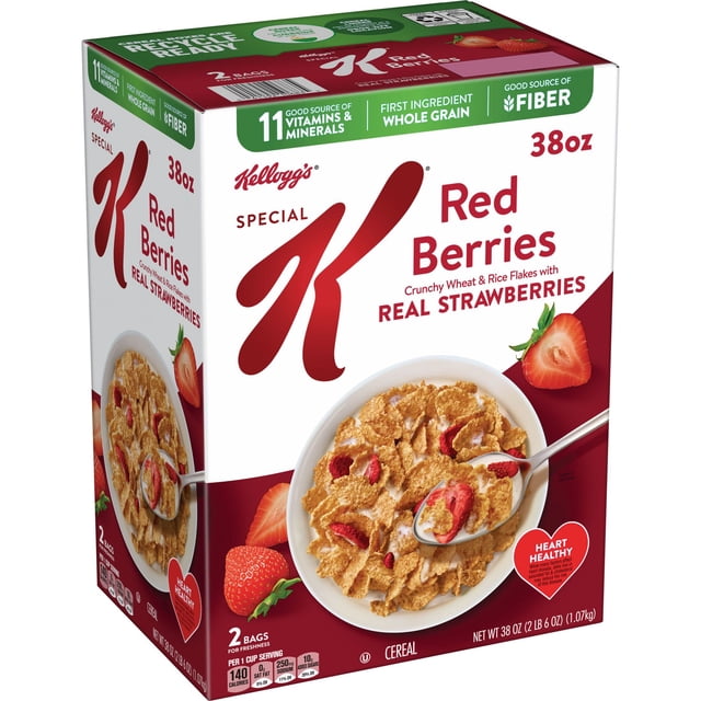 Special K Red Berries Cereal, 38 oz.