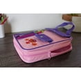thumbnail image 3 of Medium Pink & Purple Butterfly Canvas Bible Cover for Girls, Bible Organizer, Zippered with Handle, 3 of 6