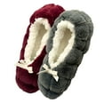 thumbnail image 1 of Brookstone Women's 2-Pack Cozy Slipper Sock, 1 of 11