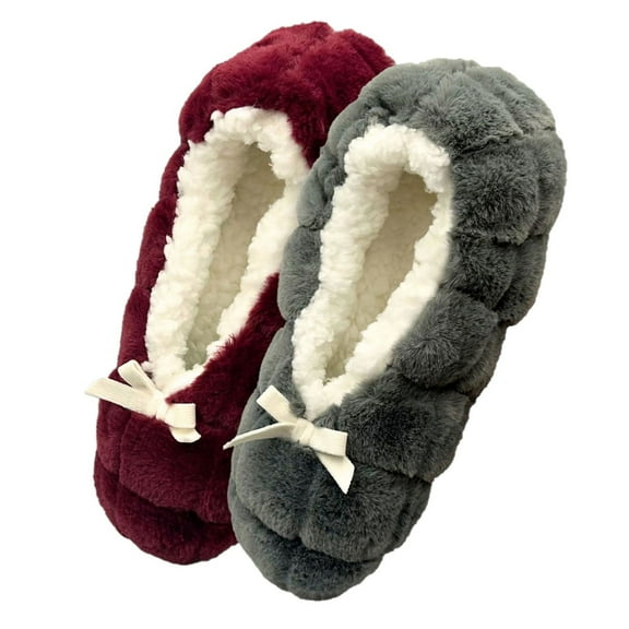 Brookstone Women's 2-Pack Cozy Slipper Sock