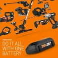 thumbnail image 5 of Worx 20V Power Share 2.0 Ah Max  Lithium-Ion Replacement Battery, 5 of 8
