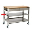 thumbnail image 11 of Seville Classics Home Work Center Island Table, 48" W x 24" D x 36" H, 11 of 19
