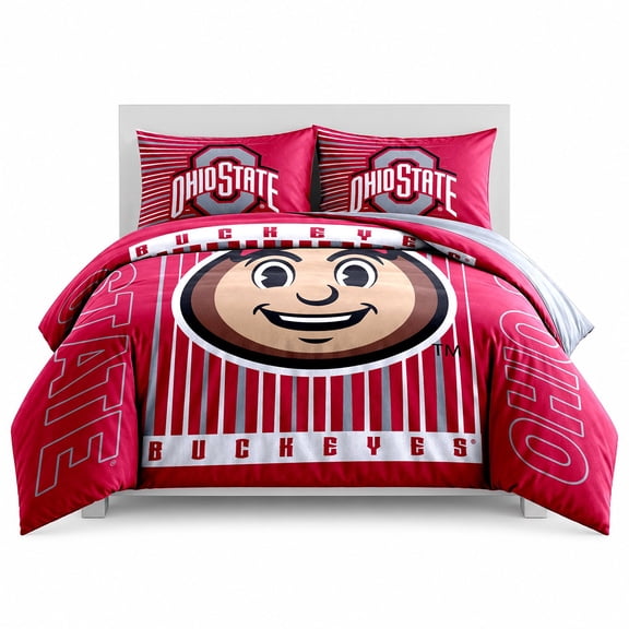 Logo Brands Ohio State Buckeyes Comforter Set