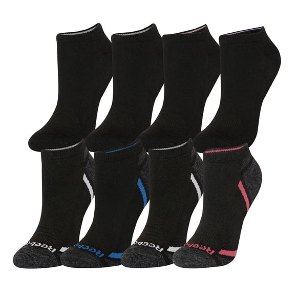 Reebok Women's 8-Pack Cushion Low-Cut Sock