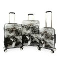 thumbnail image 1 of Bebe Teresa 3-Piece Hardside Luggage Set, Black Marble, 1 of 9