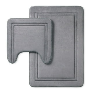 Member's Mark Quick-Dry Memory Foam Bath Mat Contour Set, Assorted Colors