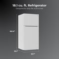 thumbnail image 2 of Kenmore 18.1 cu. ft. Top Mount Refrigerator w/ Pocket Handle, 2 of 11
