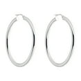 thumbnail image 2 of High Polish Hoop Earrings in 14K Gold, 2 of 4