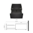 thumbnail image 3 of LG 27 in. Pedestal with Storage Drawer, 3 of 11