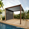 thumbnail image 2 of Mirador Aluminum Pull Down Privacy Screen for Pergola, Choose Size, 2 of 6