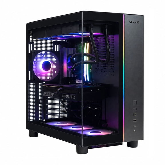 Skytech Tempest Gaming Desktop | AMD Ryzen 7 9800 X3D | NVIDIA GeForce RTX 5080 16GB | 32GB DDR5 RAM | 1TB NVMe SSD