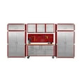 thumbnail image 2 of Seville Classics UltraHD 8-Piece Steel Garage Cabinet Storage Set With Rolling Workbench, 14 Feet Wide, 2 of 16