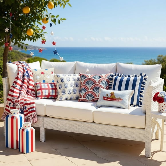 STUDIOCHIC Home Americana Indoor/Outdoor Decorative Pillow