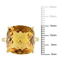 thumbnail image 3 of Cushion Cut Madeira Citrine Ring in 14K Gold, 3 of 7