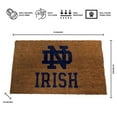 thumbnail image 3 of Logo Brands Notre Dame Fighting Irish Doormat, 3 of 5
