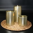 thumbnail interactive-video image 1 of Member's Mark Flameless Moving LED Wax Candles, Set of 3, 1 of 5